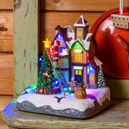 Christmas Tree Decoration Rotating Train| Music Features| Box Xmas Gift| LED