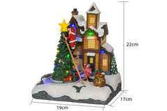 Christmas Tree Decoration Rotating Train| Music Features| Box Xmas Gift| LED
