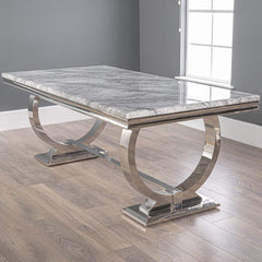 Ariana Chrome Dining Table Range