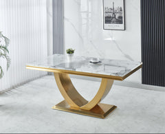Arial Gold Dining Table Range