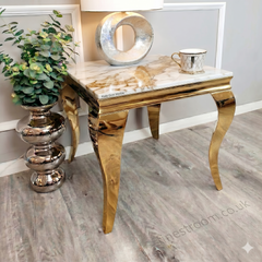 Louis Gold Side Tables Range