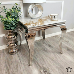 Louis Chrome Side Tables Range