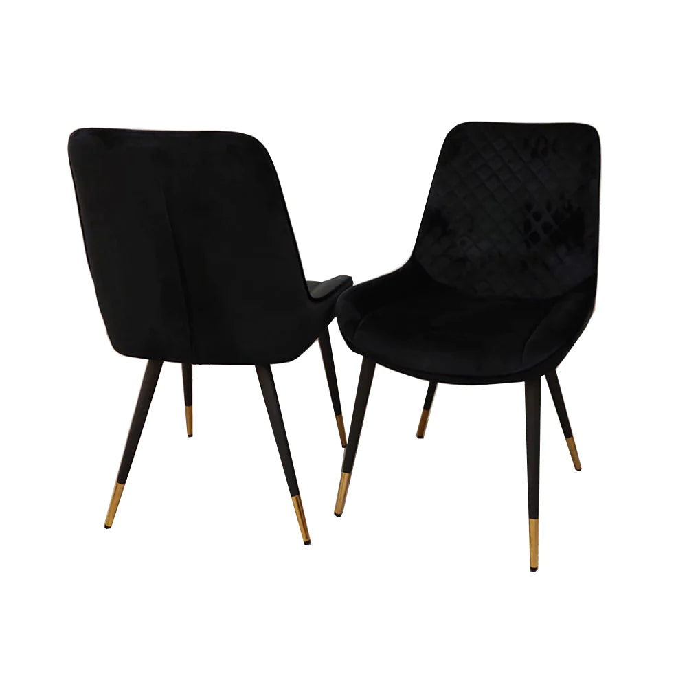 Luna Black Chair - Finestroom