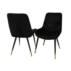 Luna Black Chair - Finestroom