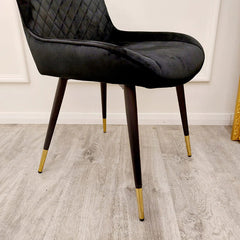 Luna Black Chair - Finestroom