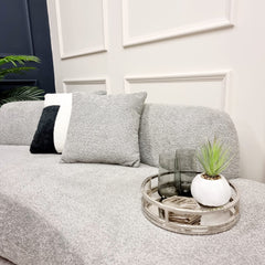 Miami Silver Grey 3 Seater Sofa
