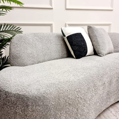 Miami Silver Grey 3 Seater Sofa