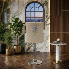 Majestic Bar Stools- Crushed Velvet, Silver, HQ Silver, Navy, Dark Grey, Mink, Black