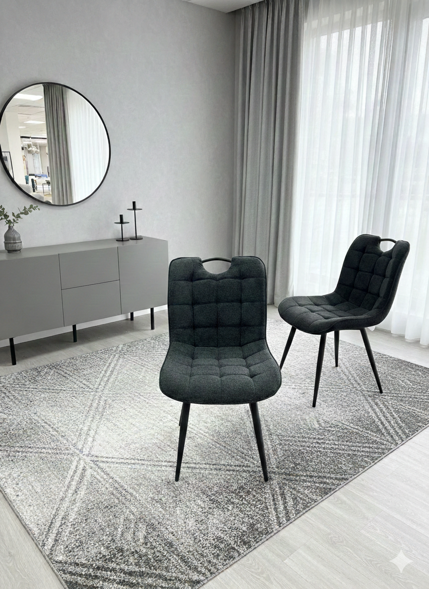 Arizona Black Gold Extendable Dining Table With Monza/Palermo PU Black Dining Chairs