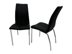 Morano Black Dining Set with 4 Chairs - Finestroom
