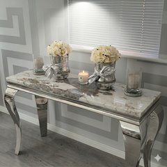 Louis Chrome Console Table Range