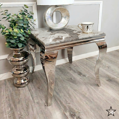 Louis Chrome Side Tables Range