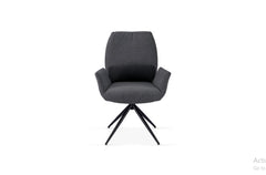 Fairmont 360 Swivel Grey Dining Chair