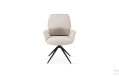 Fairmont 360 Swivel Beige Dining Chair