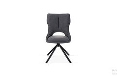 Roseland 360 Swivel Grey Dining Chair
