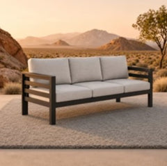 Andros Outdoor Lounge Set - Onyx - 5 Seater