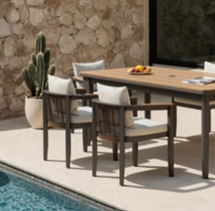 Hemera Outdoor Range - 6 Seater Dining Set