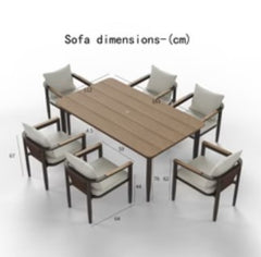Hemera Outdoor Range - 6 Seater Dining Set