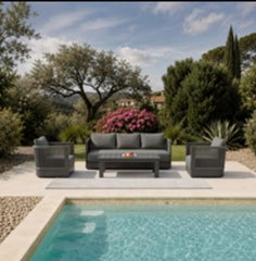 Ares Outdoor Lounge Set - Onyx - 5 Seater