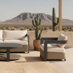 Selene Outdoor Lounge Set - Wicker - 5 Seater