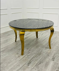 Louis Gold Dining Table Range