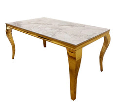 Louis Gold Dining Table Range
