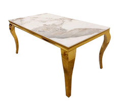 Louis Gold Dining Table Range