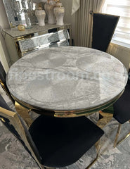 Louis Gold Dining Table Range