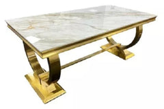 Ariana Gold Dining Table Range