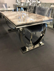 Ariana Chrome Dining Table Range