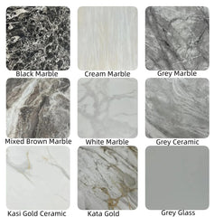 Arial Gold Coffee Tables