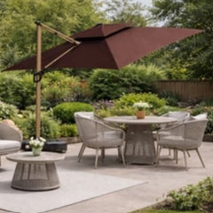 Camber 3m Cantilever Parasol with Solar powered LED Lights