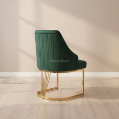 2 x Lasco Gold Chairs- Cream Gold, Black Gold, Green Gold