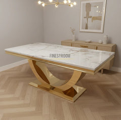 Kata Gold Arial With Black Gold Miami Chairs