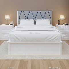 B02 High Gloss Storage Bed