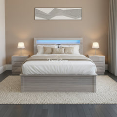 305 High Gloss Storage Bed