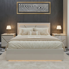 B10 High Gloss Storage Bed