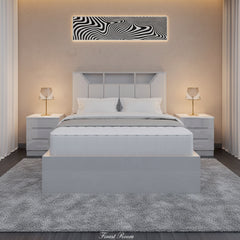 B04 High Gloss Storage Bed