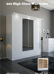 202 High Gloss Wardrobe