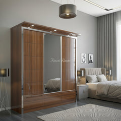 W01 High Gloss Wardrobe