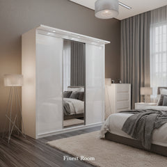 W07 High Gloss Wardrobe