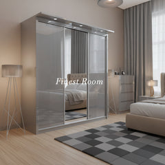 W07 High Gloss Wardrobe