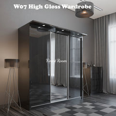 W07 High Gloss Wardrobe