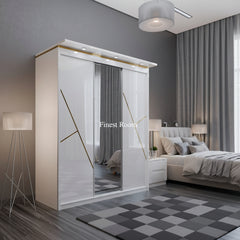 W10 High Gloss Wardrobe