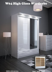 W04 High Gloss Wardrobe
