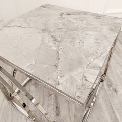 Stella Chrome Lamp Table - Finestroom
