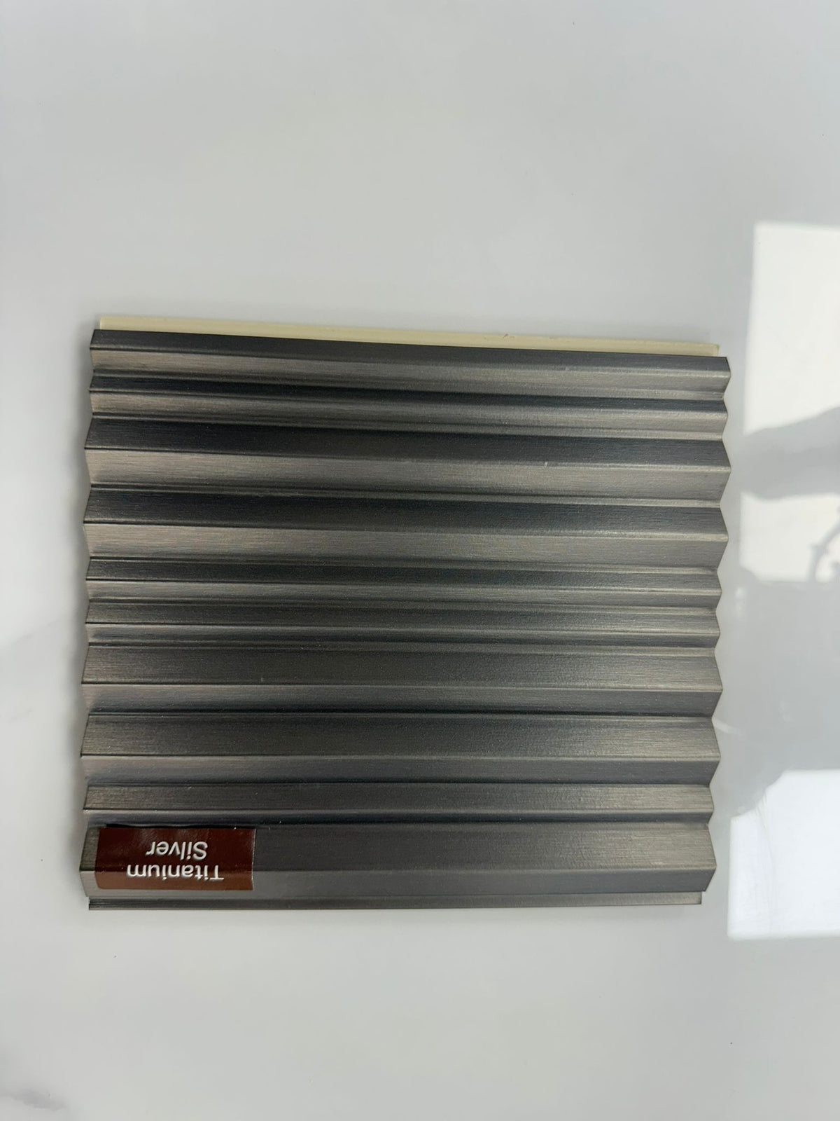 Wave Style PVC Wall Panels – Titanium Silver