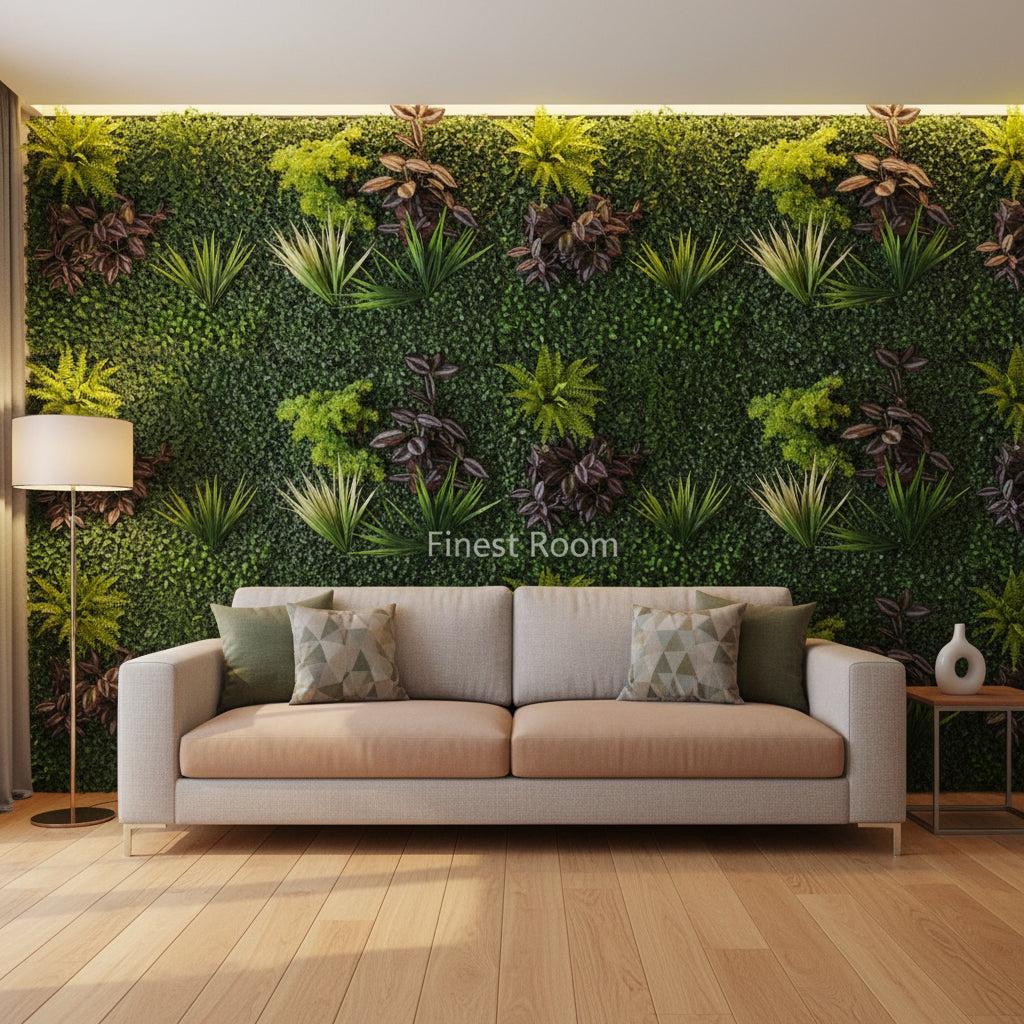 Artificial Green Wall Tiles