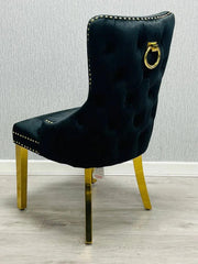 Kata Gold Louis With Victoria Black Gold Chairs