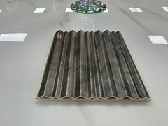 Wave Style PVC Wall Panels – Graphite Grey